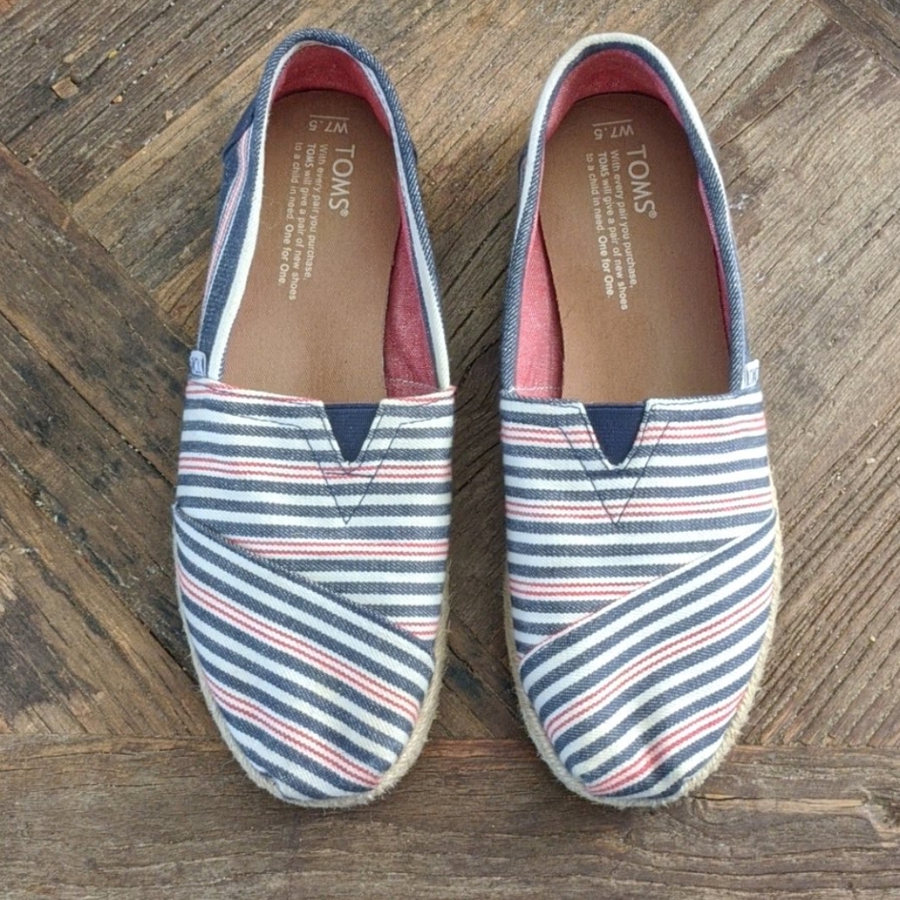 Toms Slip On Woman's 7.5 - Picture 2 of 7